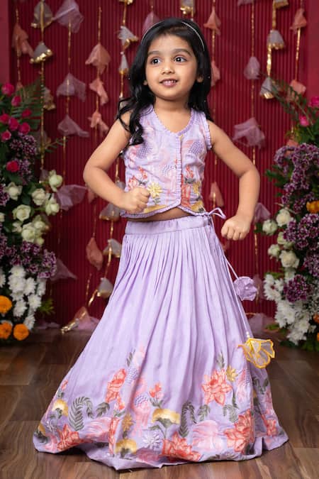 Kirti Agarwal - Pret N Couture Floral Work Lehenga With Blouse 