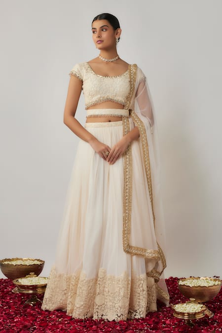 Renee label Aadhya Thread Embroidered Lehenga Set 