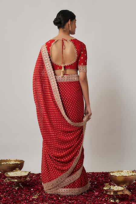 Renee label Payalia Woven Saree With Blouse 