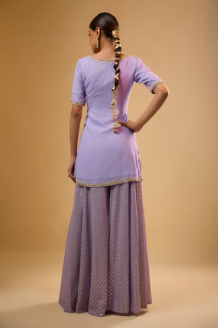 Renee label Anahita Embroidered Kurta Sharara Set 
