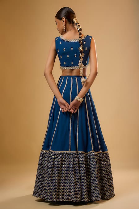 Renee label Siyona Embroidered Lehenga Set 