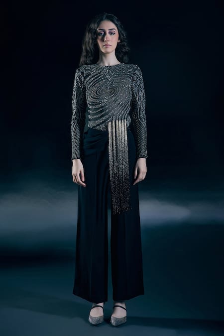 Nirmooha Astral Sheer Bodysuit & Trousers Set 