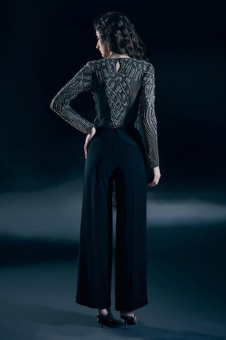 Nirmooha Astral Sheer Bodysuit & Trousers Set 