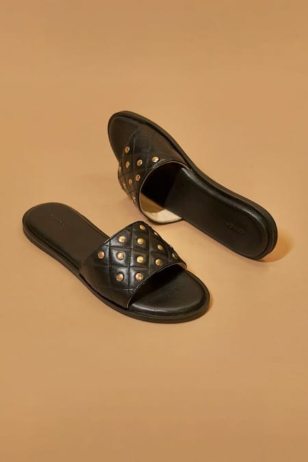 Dmodot Pelle Trapunta Rivitto Flats 