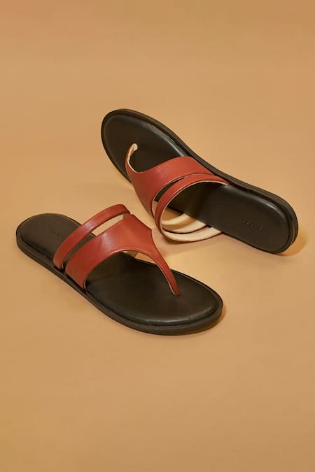 Dmodot Pelle Rouge Flats 