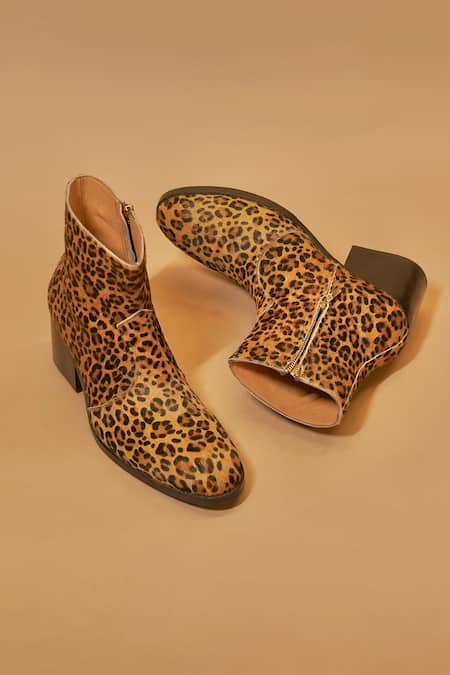 Dmodot Sprazzo Leopardo Boots 