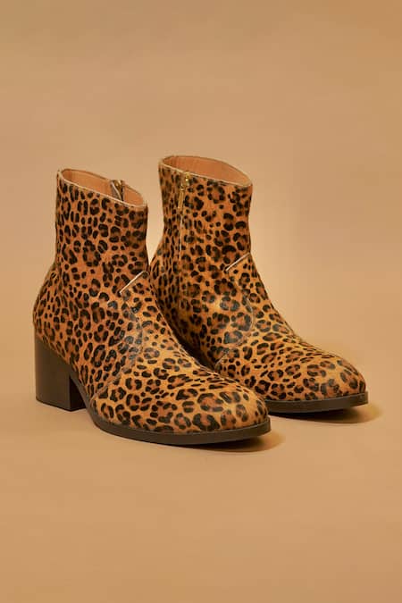 Dmodot Sprazzo Leopardo Boots 