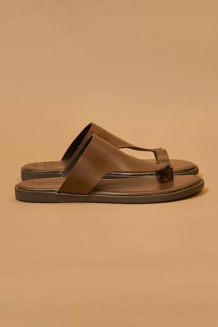 Dmodot_Brown Pelle Moro Flats _Online_at_Aza_Fashions