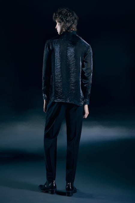 Nirmooha Obsidian Eclipse Black Shirt 