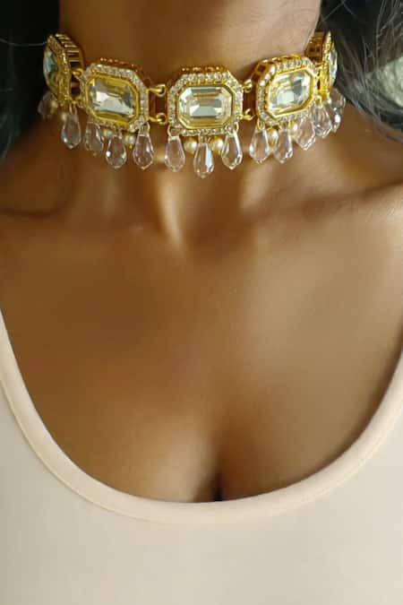 Bblingg Araana Pearl Crystal Choker Set 