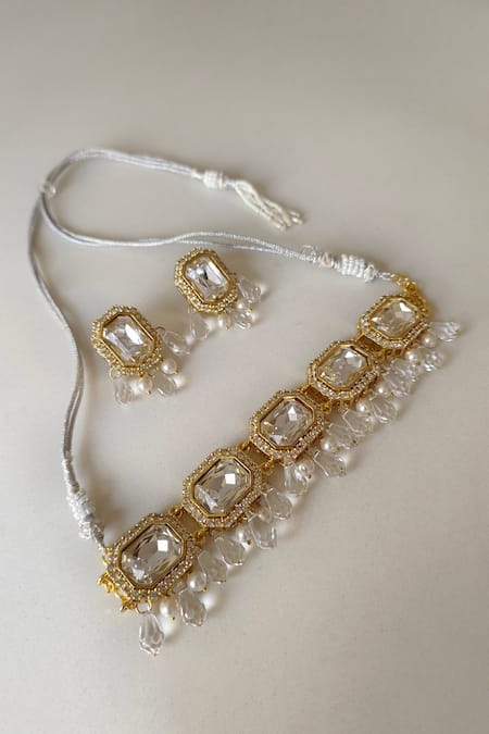 Bblingg Araana Pearl Crystal Choker Set 