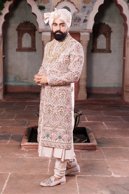 Buy_Courtyard By Abhi_Silk Embroidery, Beads Cd009_dq6shfn87doik6 