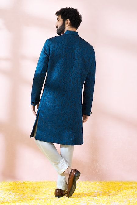 Arihant Rai Sinha Floral Pattern Sherwani & Pant Set 