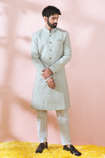 Arihant Rai Sinha Thread Sequin Sherwani & Pant Set 