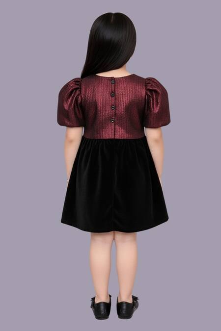 Lil Drama Puff Sleeve Top & Skirt Set 