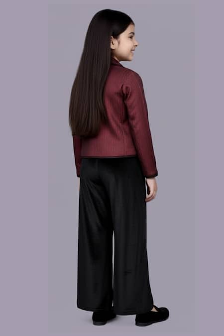 Lil Drama Jacquard Jacket & Pant Set 