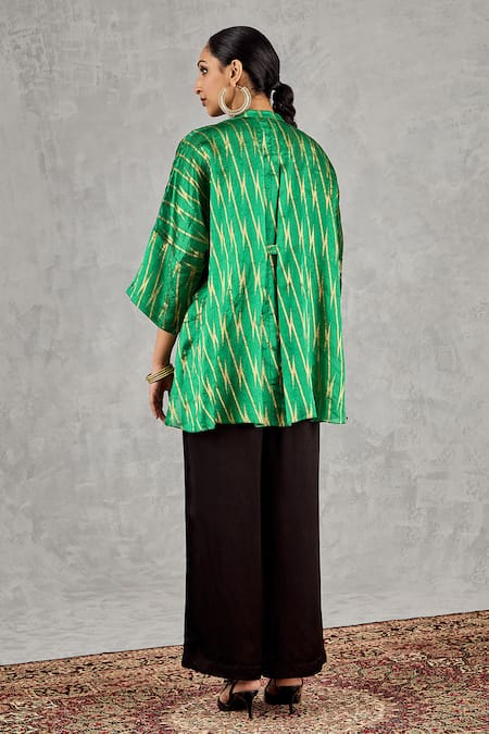 Shivani Bhargava Ikat Pattern Long Top & Pant Set 