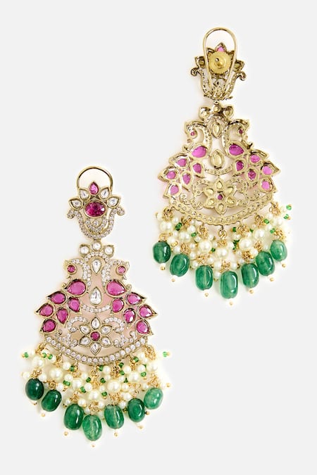 Vivinia By Vidhi Mehra Bead Embellished Chandeliers 