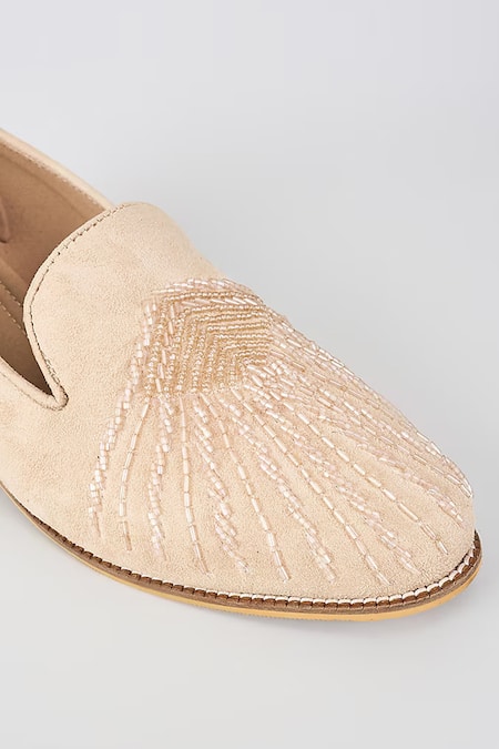 Buy_Rng Safawala_Pink Blush Vector Loafers _Online_at_Aza_Fashions