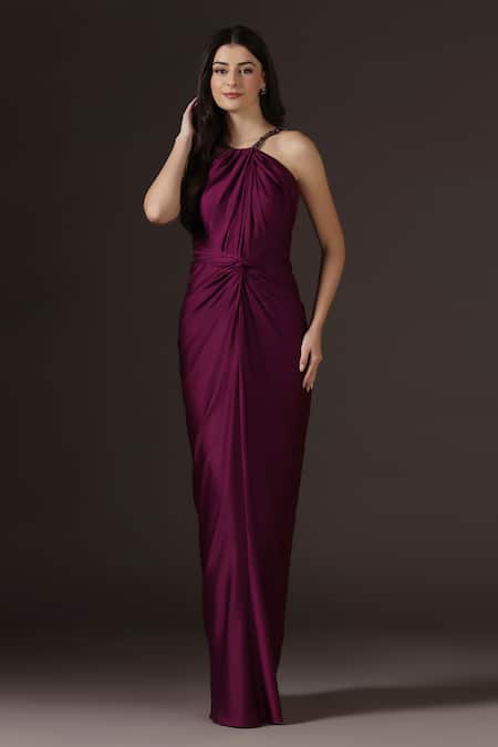 Pooja Peshoria Placement Crystal Work Gown 