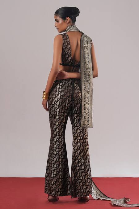 Urvashi Kaur Athena Brocade Woven Bralette 