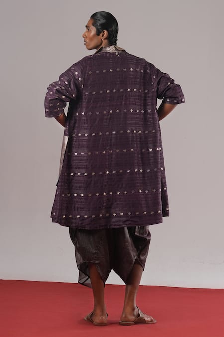 Urvashi Kaur Yoru Handwoven Brocade Jacket 