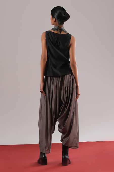 Urvashi Kaur Kiri Chanderi Silk Tank Top 