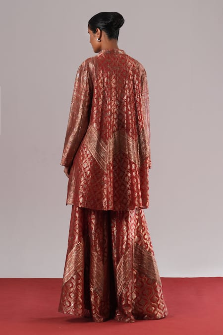Urvashi Kaur Brocade Silk Woven Tunic 