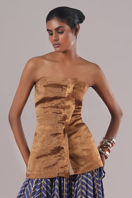 Urvashi Kaur Hila Handwoven Structured Corset 