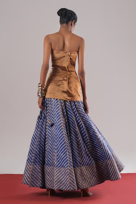 Urvashi Kaur Hila Handwoven Structured Corset 