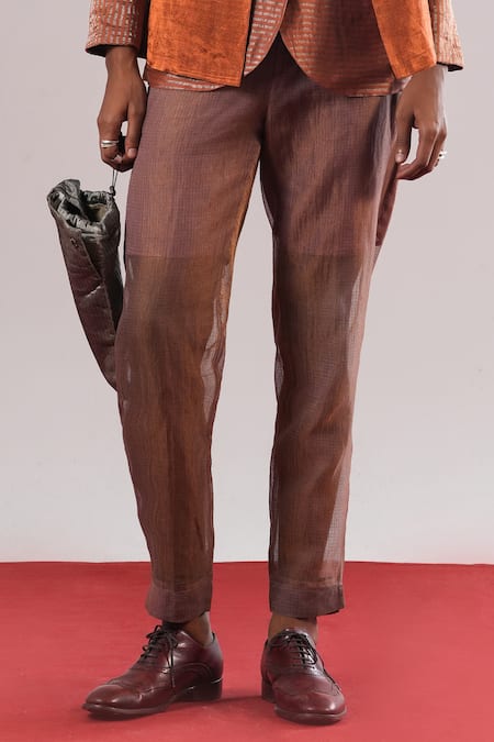 Urvashi Kaur Confluence Zari Woven Pant 