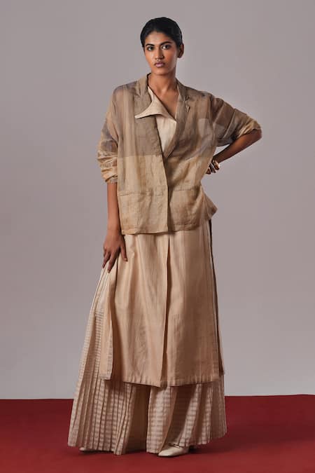 Urvashi Kaur Mira Hand Block Printed Tunic 