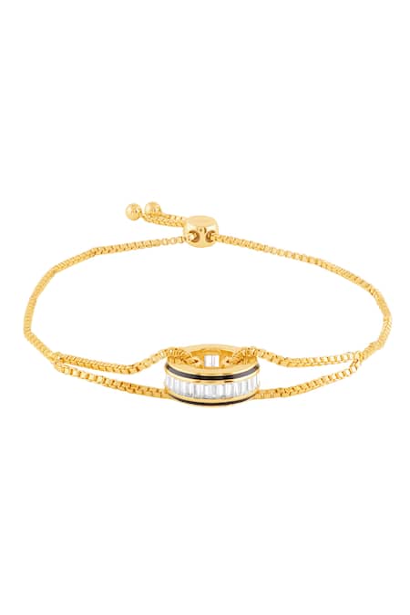Buy Isharya Gold Plated Crystals Vysion Bolo Bracelet Online at Aza Fashions Buy_Isharya_Gold Plated Crystals Vysion Bolo Bracelet _Online_at_Aza_Fashions