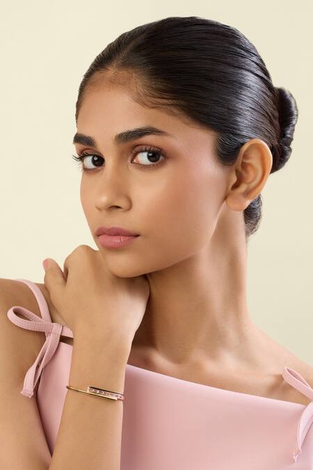 Isharya Dreama Pink Cuff Bracelet 