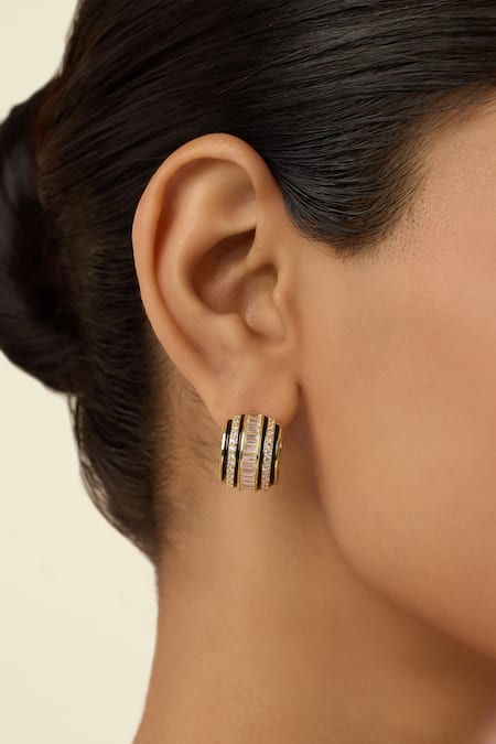 Isharya Mirage Huggie Hoop Earrings 