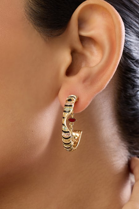 Isharya Illusia Statement Earrings 