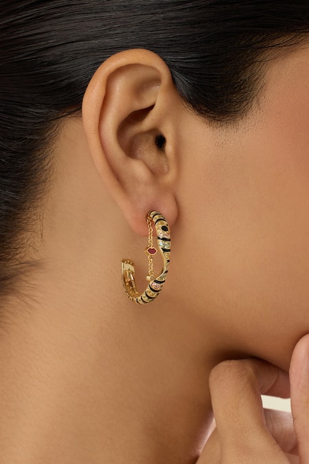 Isharya Illusia Statement Earrings 