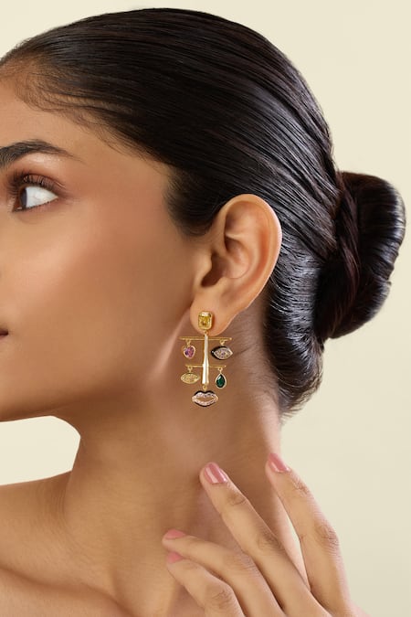 Isharya Onera Statement Earrings 