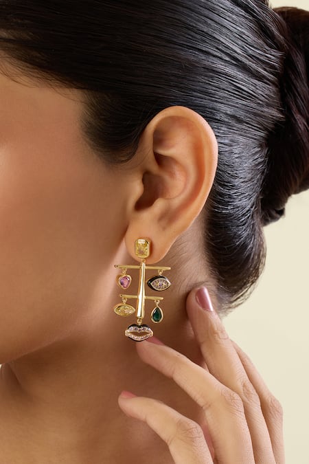 Isharya Onera Statement Earrings 