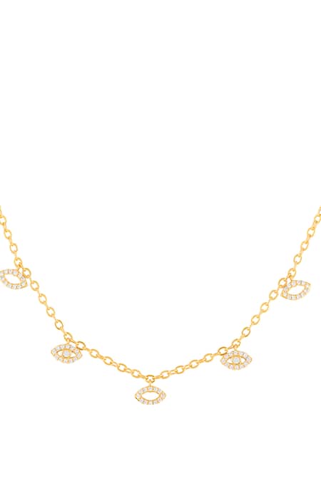 Buy Isharya Gold Plated Lucentia Charm Choker Online at Aza Fashions Buy_Isharya_Gold Plated Lucentia Charm Choker _Online_at_Aza_Fashions