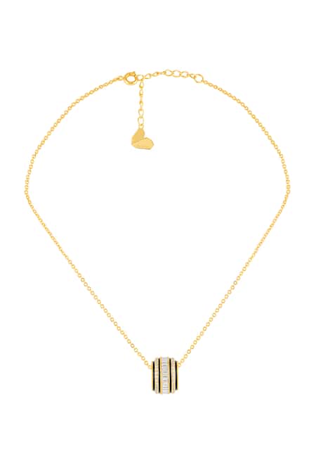 Buy_Isharya_Gold Plated Mindora Pendant Necklace _Online_at_Aza_Fashions