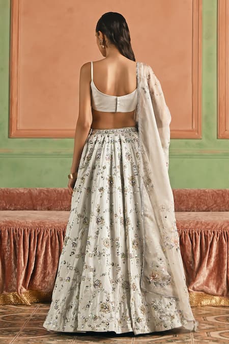 Lashkaraa Embroidered Beaded Lehenga Set 