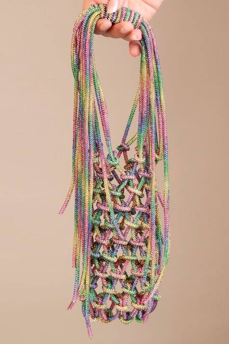 Forever Noor Jazz Rhinestone Phone Bag 