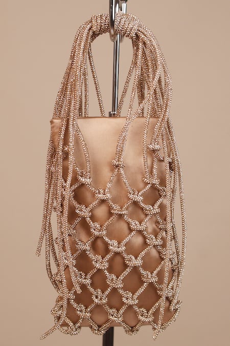 Forever Noor Zaya Rhinestone Embellished Phone Bag 