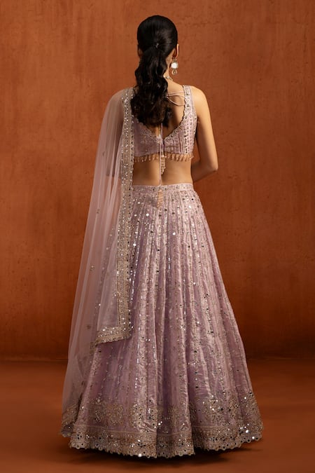 Lashkaraa Sequined Embroidered Lehenga Set 