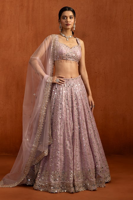 Lashkaraa Sequined Embroidered Lehenga Set 