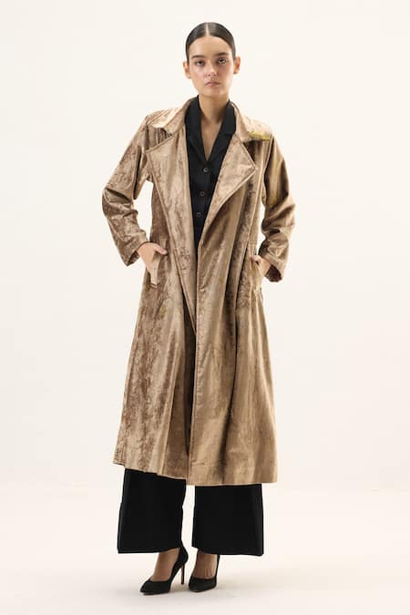 Kharakapas Glint Trench Coat 