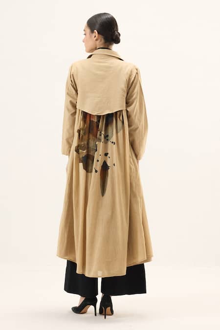 Kharakapas Bare Earth Trench Coat 