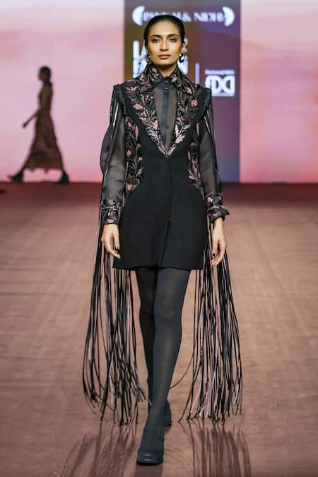 Pankaj & Nidhi Araquis Stellar Tide Jacket With Shirt 