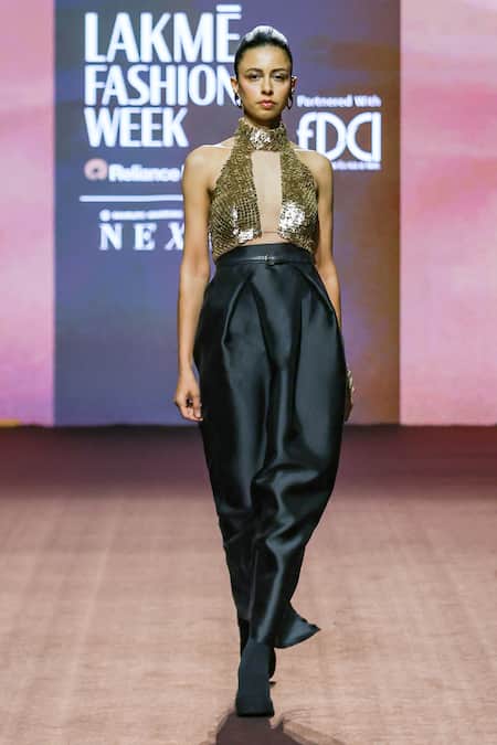 Pankaj & Nidhi Araquis Celest Aurum Harness & Skirt Set 